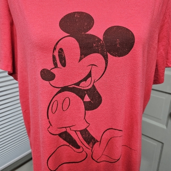 Torrid Fangirl Slim Fit Crew Tee - Red Mickey Mouse - Picture 2 of 4